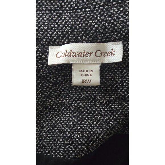Coldwater Creek Women’s Tweed Blazer Size 18W - Picture 4 of 6